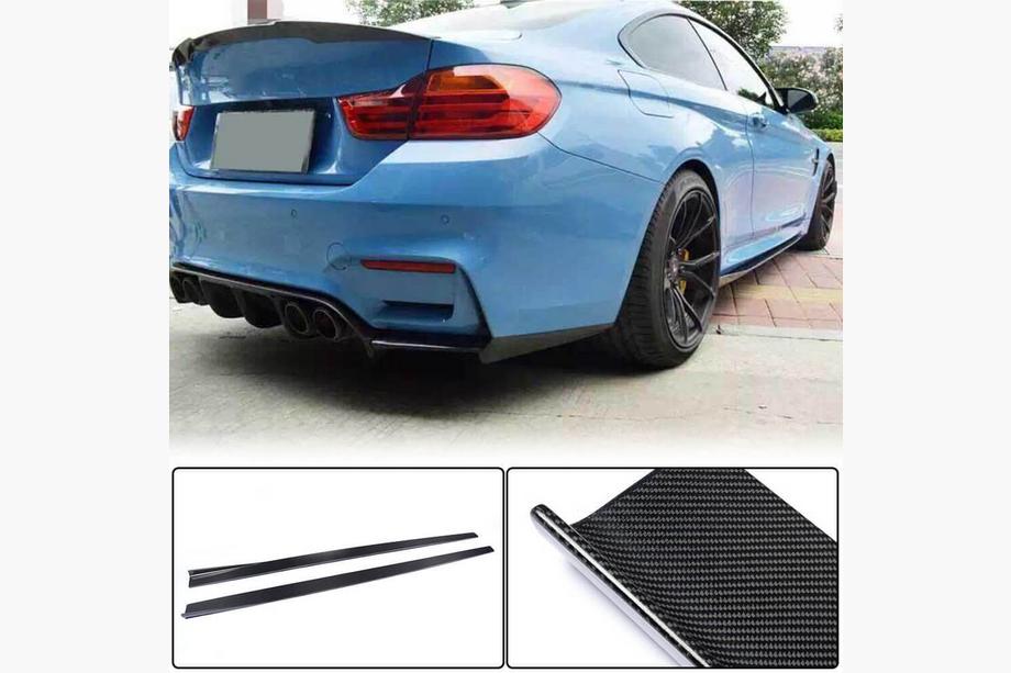 BMW 4-serie F32/F33/F36 2012–2020 Sidokjolsförlängningar V1 (för F82/F83, kolfiber) Image