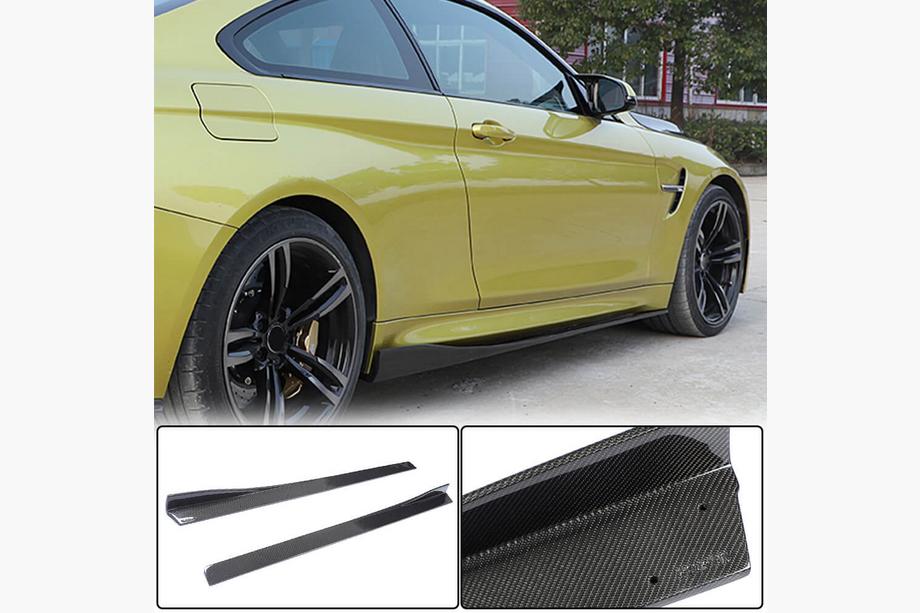 BMW 4-serie F32/F33/F36 2012–2020 Tröskellister V2 (för F82/F83, kolfiber) Image