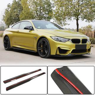V3 sidokjolsförlängningar (för F82/F83, kolfiber) BMW 4-serie F32/F33/F36 2012–2020 foto 1