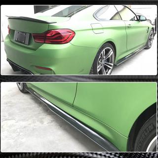 V3 sidokjolsförlängningar (för F82/F83, kolfiber) BMW 4-serie F32/F33/F36 2012–2020 foto 4