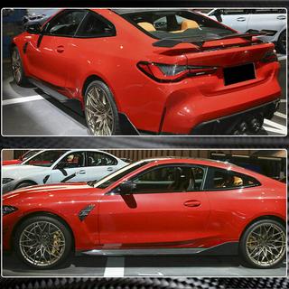 Sidoskärtsförlängningar V2 (för G82/G83, kolfiber) BMW 4-serien G22/23/26 2020– foto 4