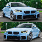 BMW 2-serie G42 2021– ABS sidokjolar V4 (för G87) foto 2