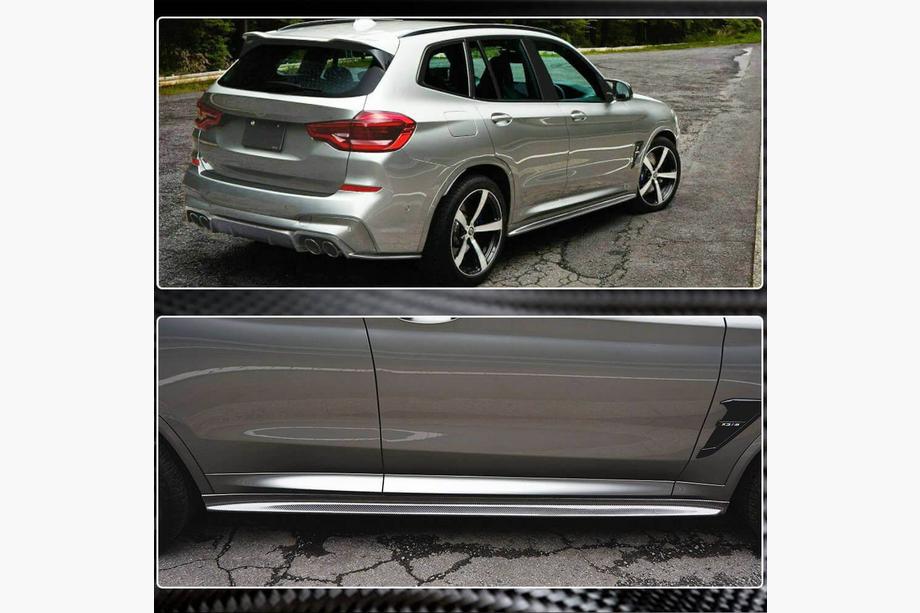 BMW X3 G01 2018– Tröskelförlängare V1 (för F97/G01 M-Sport 2018-2021, kolfiber) Foto 5