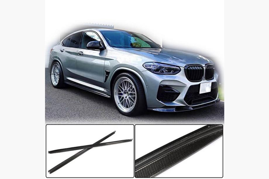 BMW X4 G02 2018– Sidokjolar (för F98/G02 M-Sport, kolfiber) Foto 2