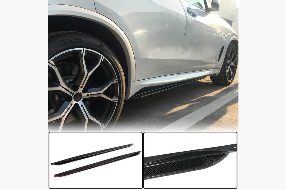 BMW X5 G05 2019–2026 Sidokjolar Carbon V1 (Äkta kolfiber) Image