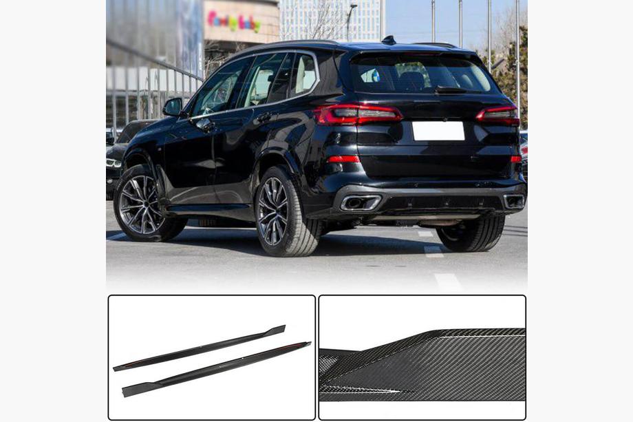 BMW X5 G05 2019–2026 Instegslister i kolfiber V2 (äkta kolfiber) Foto 1