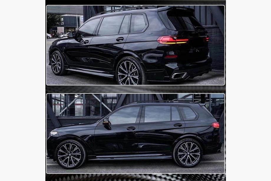 BMW X7 G07 2019– Tröskellister (för M-Sport, kolfiber) Foto 10