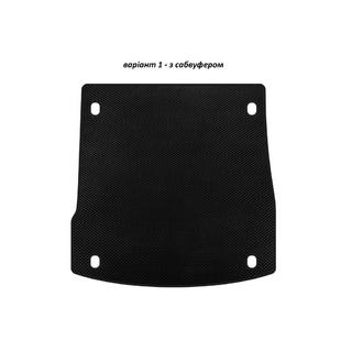 EVA V-1 bagagerumsmatta (med subwoofer, svart)
