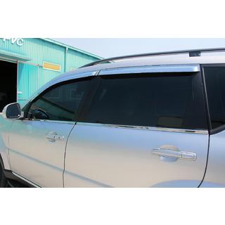 Yttre kromlister runt rutorna (4 st, rostfritt stål) SsangYong Rexton I 2001–2017 foto 1