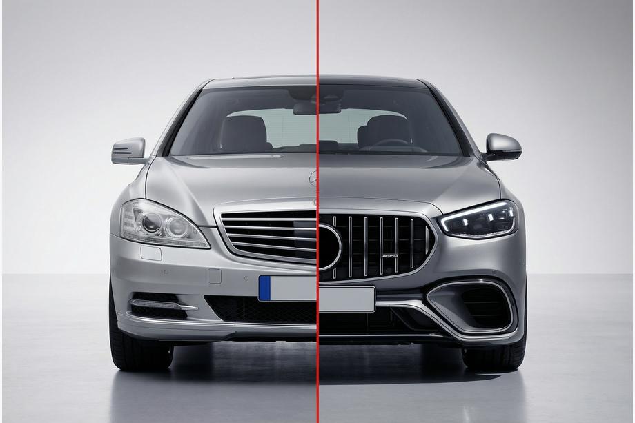 Mercedes S-class W221 2005–2013 Restylingkit till W223 AMG S63 Foto 1