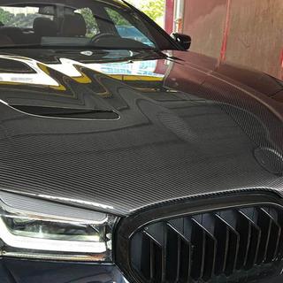 Motorhuv (F90-stil, kolfiber) BMW 5-serien G30/G31 2017–2023 foto 1