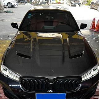 Motorhuv (F90-stil, kolfiber) BMW 5-serien G30/G31 2017–2023 foto 2