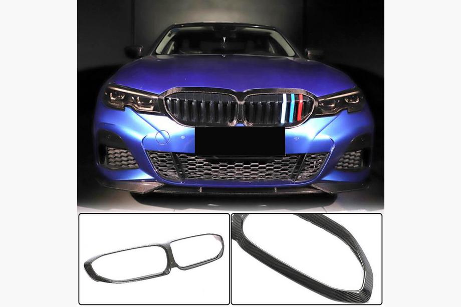 BMW 3-serien G20/G21 2018– Grillram (2018-2022, kolfiber) Image