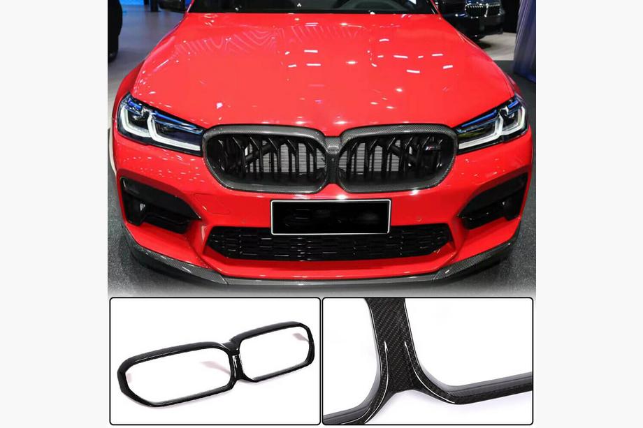 BMW 5-serien G30/G31 2017–2023 Grillram (2021-2023, kolfiber) Image