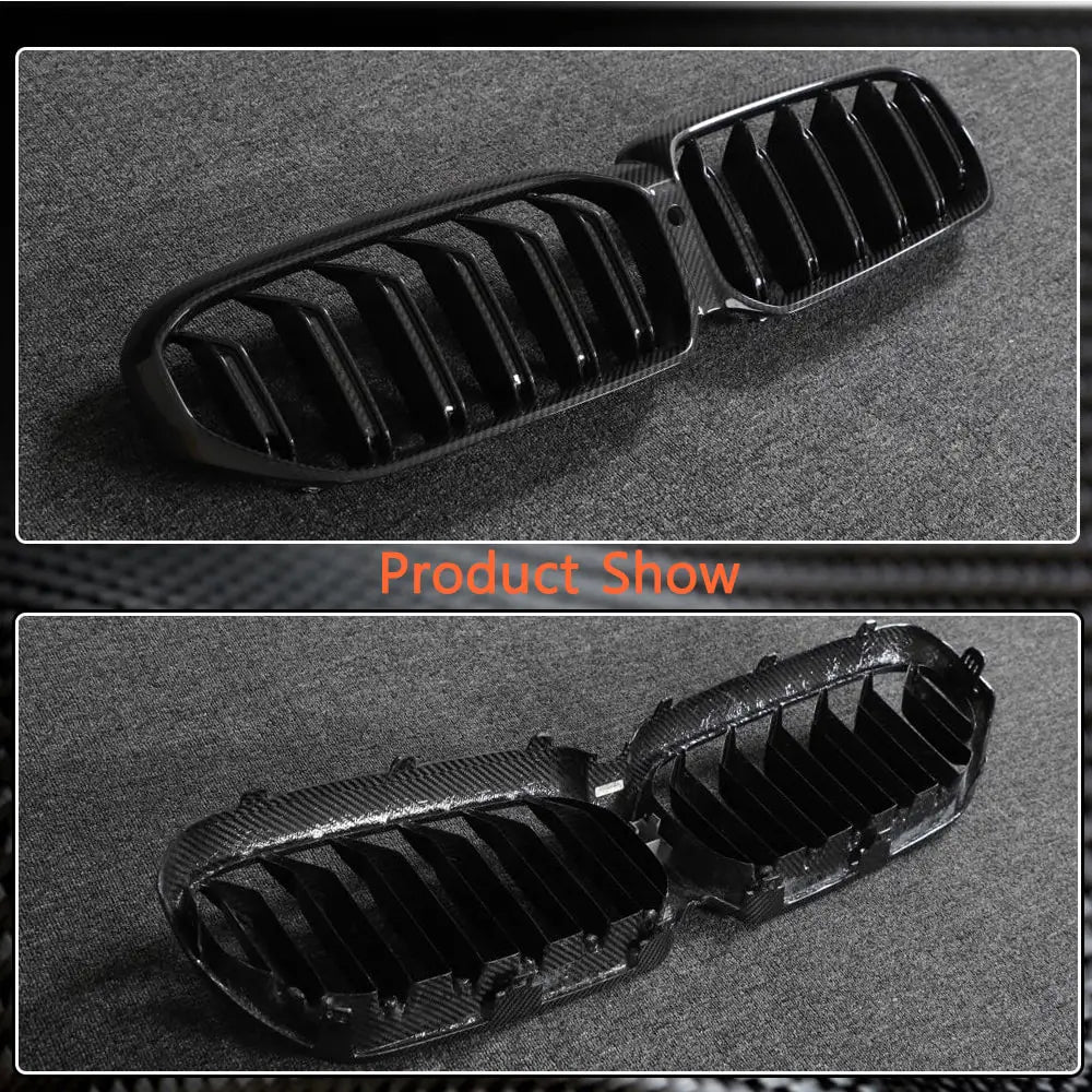BMW 5-serien G30/G31 2017–2023 Njurgrillar M-Look V1 (2021-2023, torr kolfiber) foto 6