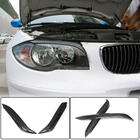 BMW 1-serie E81/E82/E87/E88 2004–2011 Strålkastarögonfransar (Carbon) foto 1