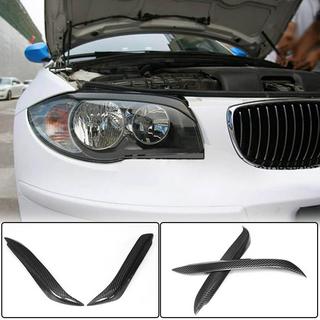 Strålkastarögonfransar (Carbon) BMW 1-serie E81/E82/E87/E88 2004–2011 foto 1