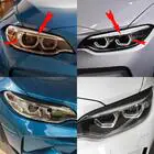 BMW 2-serien F22/F23 2014–2021 Strålkastarögonfransar (Carbon) foto 7