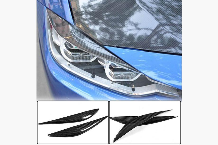 BMW 3-serien F30/F31 2012–2019 Strålkastarbryn V2 (för F30, kolfiber) Foto 3
