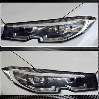 Strålkastarögonlock (2018-2022, Kolfiber) BMW 3-serien G20/G21 2018– foto 4