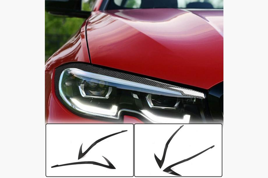 BMW 3-serien G20/G21 2018– Strålkastarögonlock (2018-2022, Kolfiber) Image