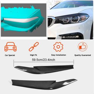 Strålkastarögonbryn i torr kolfiber (2017-2020) BMW 5-serien G30/G31 2017–2023 foto 2