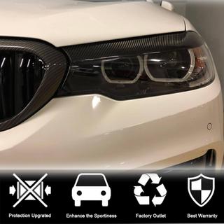 Strålkastarögonbryn i torr kolfiber (2017-2020) BMW 5-serien G30/G31 2017–2023 foto 3