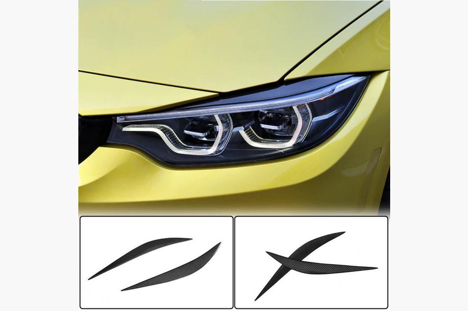 BMW 4-serie F32/F33/F36 2012–2020 Strålkastarögonlock V1 (Carbon) Image