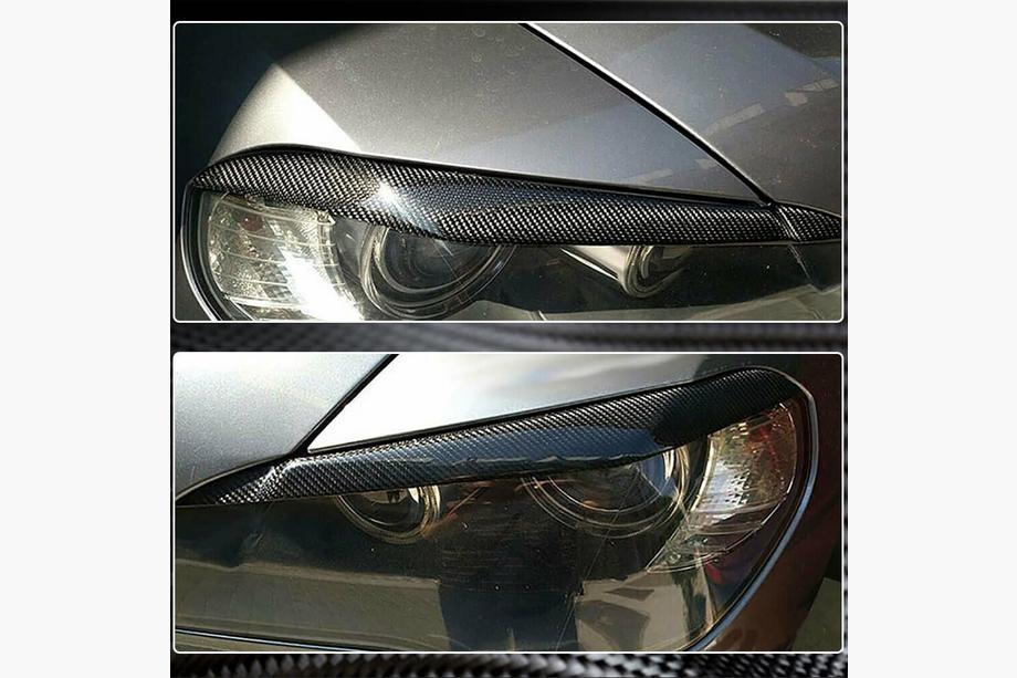 BMW X5 E70 2007–2013 Strålkastarögonfransar (Carbon) Foto 4