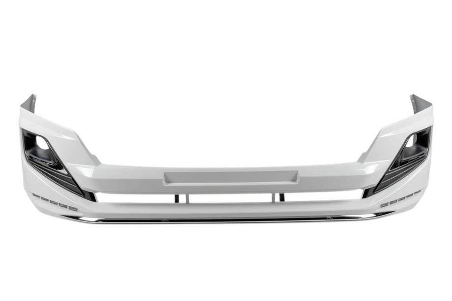 Toyota Land Cruiser Prado 150 2009–2023 Front- och bakre stötfångarläppar Luxury (2013-2017) Svart färg Foto 5