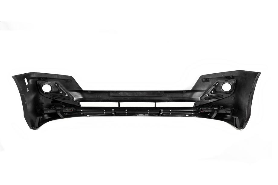 Toyota Land Cruiser Prado 150 2009–2023 Front- och bakre stötfångarläppar Luxury (2013-2017) Svart färg Foto 19