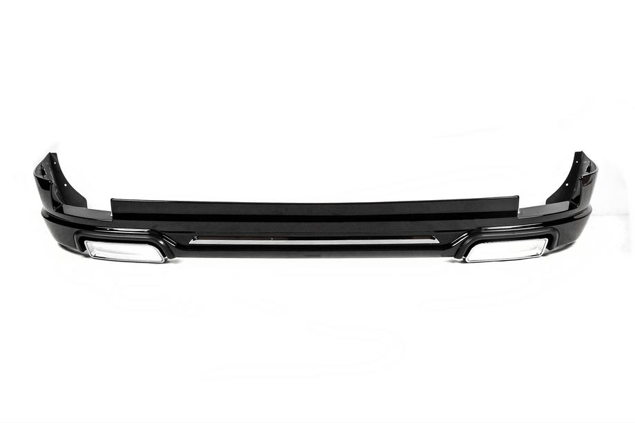 Toyota Land Cruiser Prado 150 2009–2023 Front- och bakre stötfångarläppar Luxury (2013-2017) Svart färg Foto 20