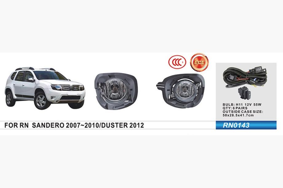 Renault Duster 2008–2017 Dimljus 2012-2015 (2 st, halogen) Image
