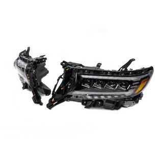Strålkastare Lexus-design 4-LED V2 (2017+, 2 st) Toyota Land Cruiser Prado 150 2009–2023 foto 4