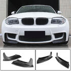 BMW 1-serie E81/E82/E87/E88 2004–2011 Frontstötfångarflaps (för 1M E82, kolfiber) foto 1