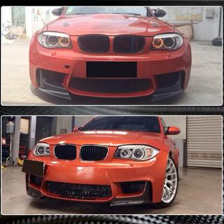 Frontstötfångarflaps (för 1M E82, kolfiber) BMW 1-serie E81/E82/E87/E88 2004–2011 foto 3