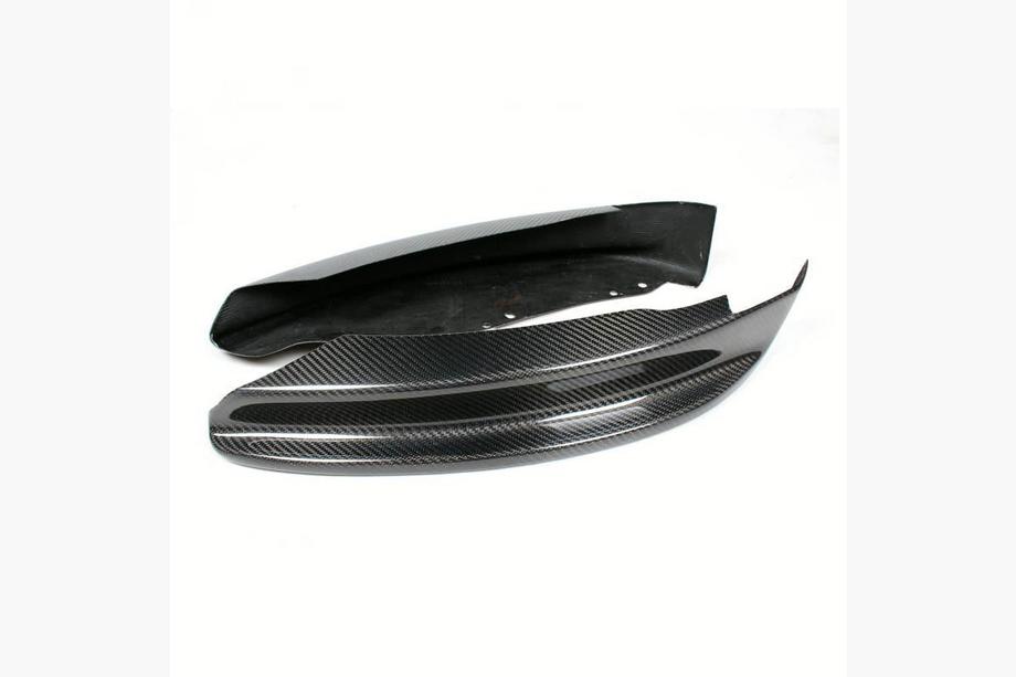 BMW 1-serie E81/E82/E87/E88 2004–2011 Flaps till främre stötfångare Flap (för E82/E88 M-Sport, kolfiber) Foto 4