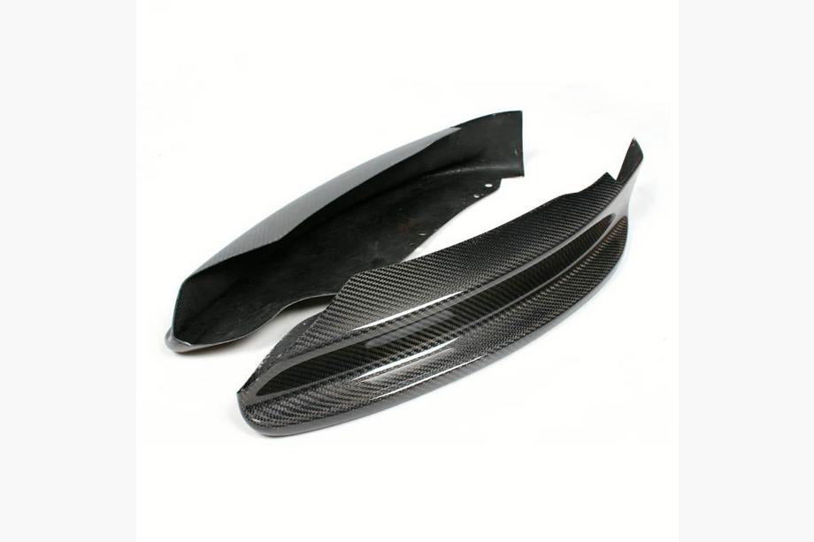 BMW 1-serie E81/E82/E87/E88 2004–2011 Flaps till främre stötfångare Flap (för E82/E88 M-Sport, kolfiber) Foto 5