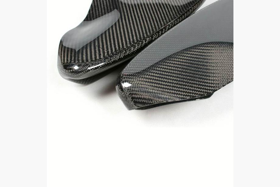 BMW 1-serie E81/E82/E87/E88 2004–2011 Flaps till främre stötfångare Flap (för E82/E88 M-Sport, kolfiber) Foto 7