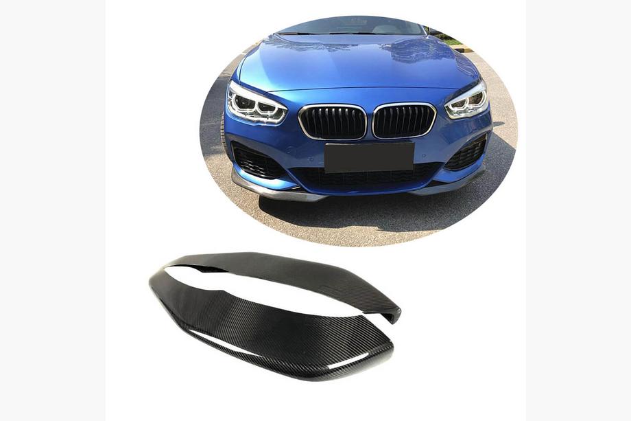 BMW 1-serien F20/F21 2011–2019 Flaps till främre stötfångare Flap (för M-Sport 2015-2019, kolfiber) Image