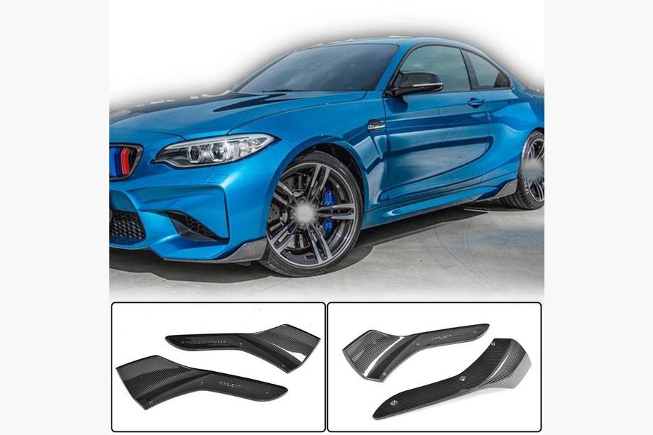 BMW 2-serien F22/F23 2014–2021 Frontstötfångarflaps Flap (för F87 M2/M2C, kolfiber) Image