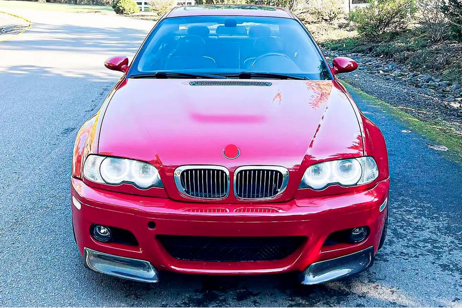 BMW 3-serie E46 1998–2006 Frontbumper-flaps Flap (för M3, kolfiber) Foto 4