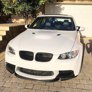 Kolfångarflaps fram i kolfiber (för M3, kolfiber) BMW 3-serien E92/E93 2006–2013 foto 3