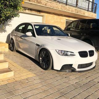 Kolfångarflaps fram i kolfiber (för M3, kolfiber) BMW 3-serien E92/E93 2006–2013 foto 4