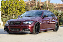 BMW 3-serie E90/E91 2005–2011 Frontstötfångarflaps (för E90 2008-2011 M-Sport, kolfiber) foto 3