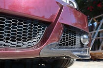 BMW 3-serie E90/E91 2005–2011 Frontstötfångarflaps (för E90 2008-2011 M-Sport, kolfiber) foto 4