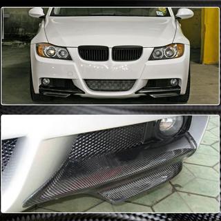 Flaps till främre stötfångaren Flap (för E90 2005-2008 M-Sport, kolfiber) foto 4