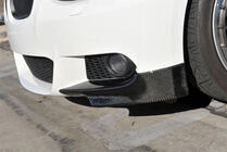 BMW 3-serien E92/E93 2006–2013 Flap-läppar till främre stötfångare (för M-Sport 2006-2009, kolfiber) foto 2