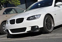 BMW 3-serien E92/E93 2006–2013 Flap-läppar till främre stötfångare (för M-Sport 2006-2009, kolfiber) foto 3