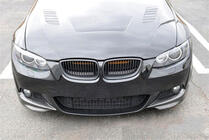 BMW 3-serien E92/E93 2006–2013 Flap-läppar till främre stötfångare (för M-Sport 2006-2009, kolfiber) foto 4